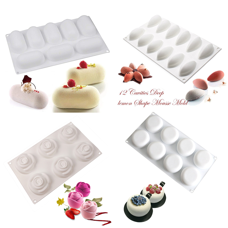 Candle Supplies Eu - Stampo in silicone per torta mousse,